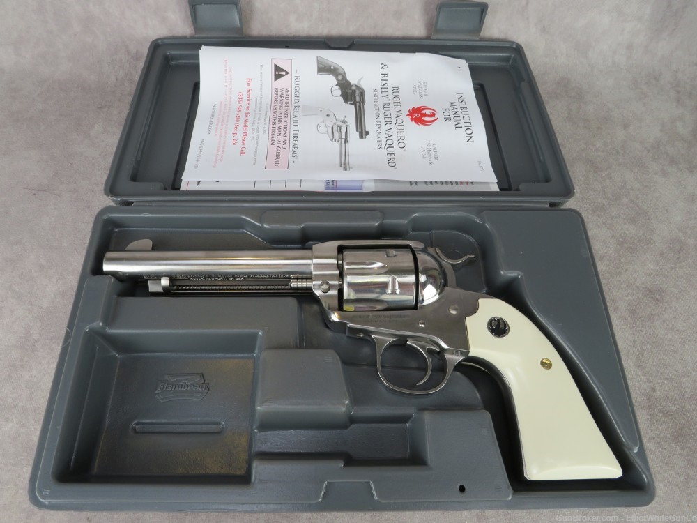 Ruger New Vaquero Bisley 357 Mag 5.5" Revolver 5130 -img-1