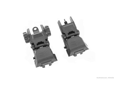 AR15 Flip Up Sights Trinity Force UL B.U.S. Back-Up Sight Fast Shipping