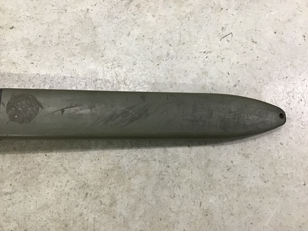 Spanish Cetme FR-8 FR-7 Bayonet With Scabbard Penny Auction NR 0.01-img-2