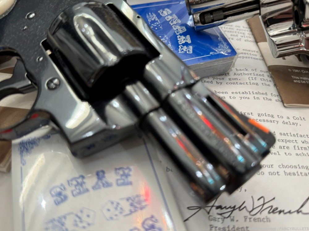 NIB, UNFIRED 1989 COLT PYTHON SNAKE EYES SET WITH LOW SN 036, Penny ...