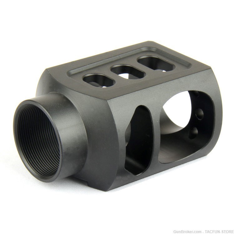 TACFUN 12 GA Compensator Reducer Muzzle Brake 15/16-32 TPI Fits KEL-TEC ...