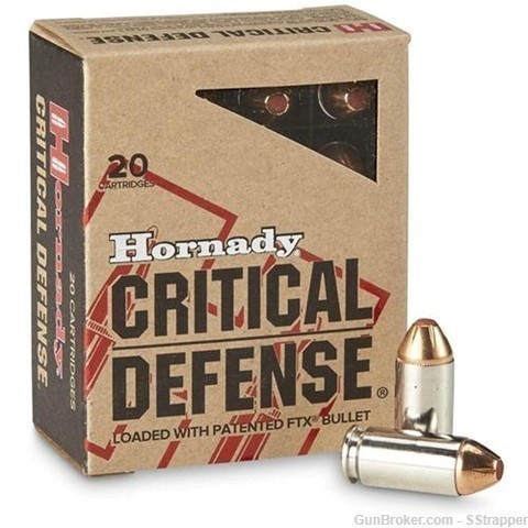 Hornady Critical Defense .45 Auto 185 GR FTX - Pistol Ammunition at ...