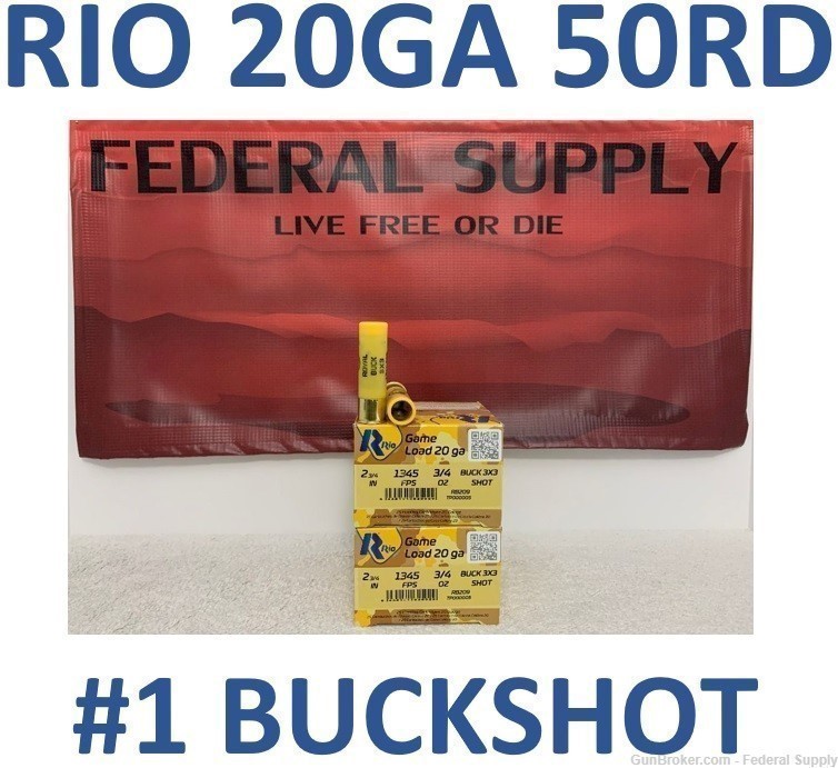 20 Gauge Ammo 20 GA Buckshot - Shotgun Shells at GunBroker.com : 1080222313