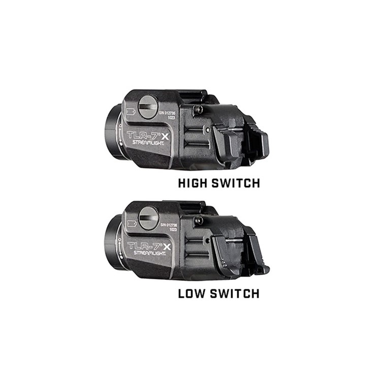 Streamlight Tlr-7 X Usb Rechargeable 500 Lumens Black Weapon Light 