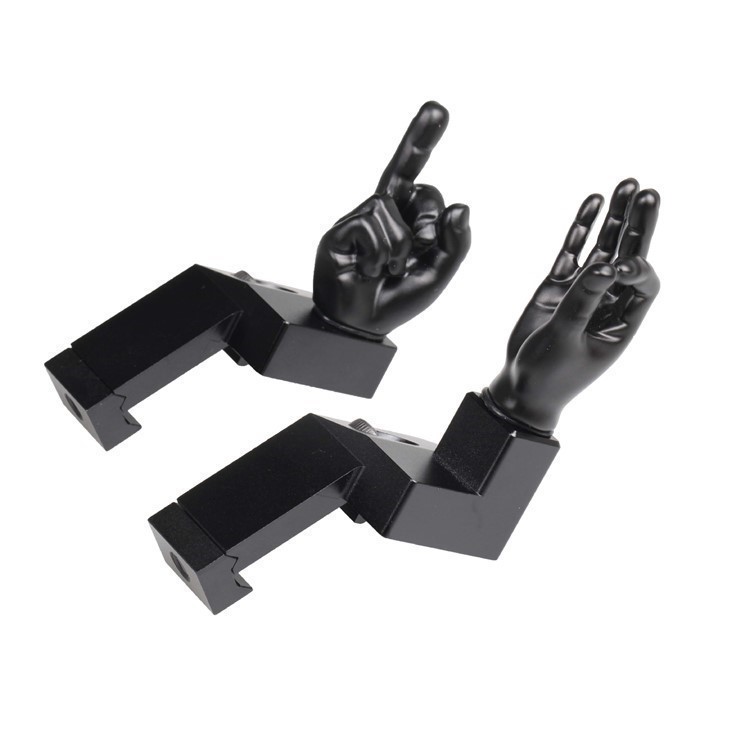 Novelty Finger Sight Offset 45 Degree, Ok Hand Middle Finger Iron Sight 