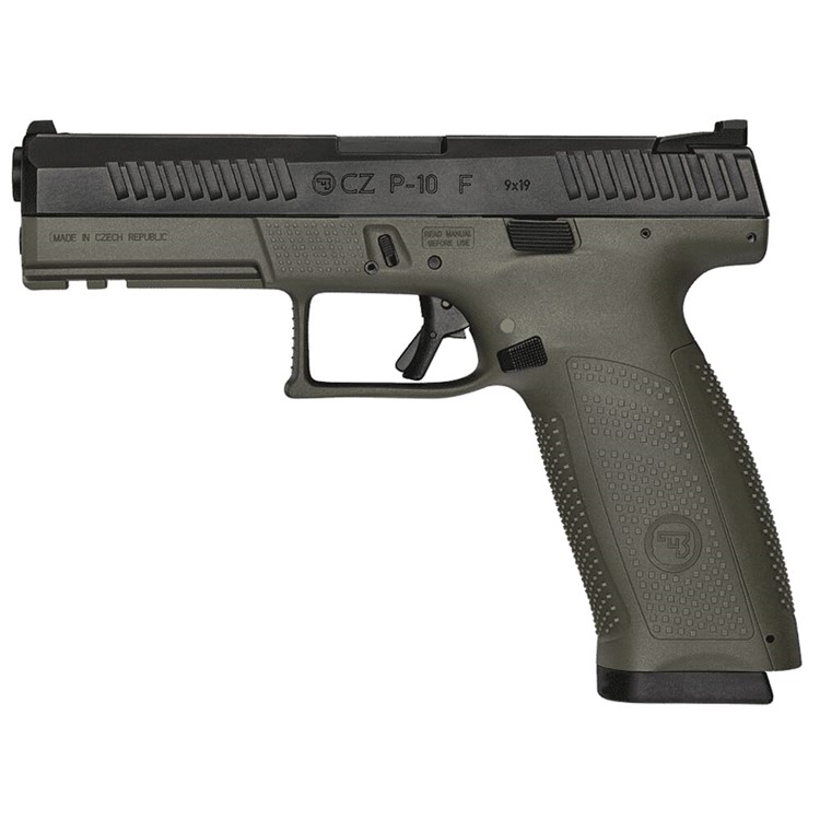 CZ-USA P-10 F 9mm 19rd ODG Handgun w/Polymer Frame 89545 - Semi Auto ...