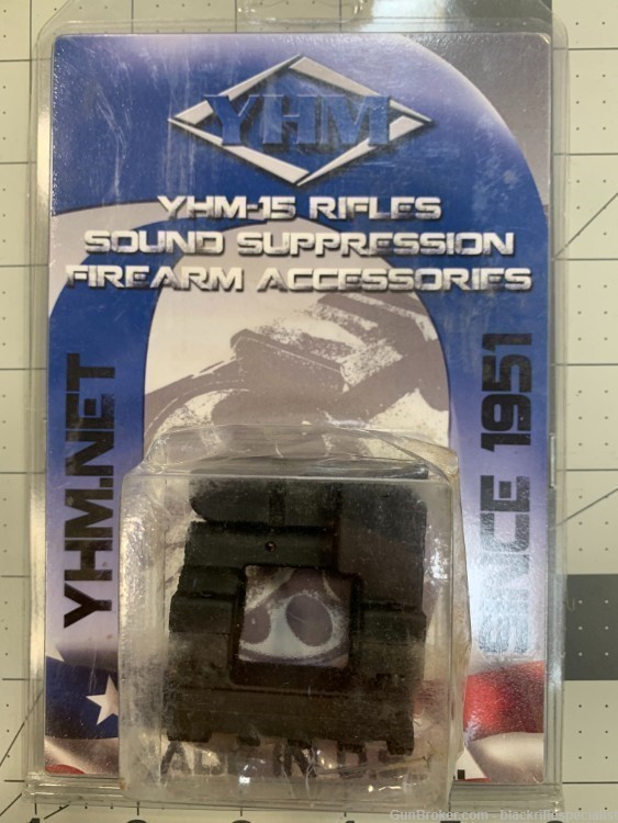 Yankee Hill YHM Flip Up Front Sight & Gas Block .750 with Rail YHM ...