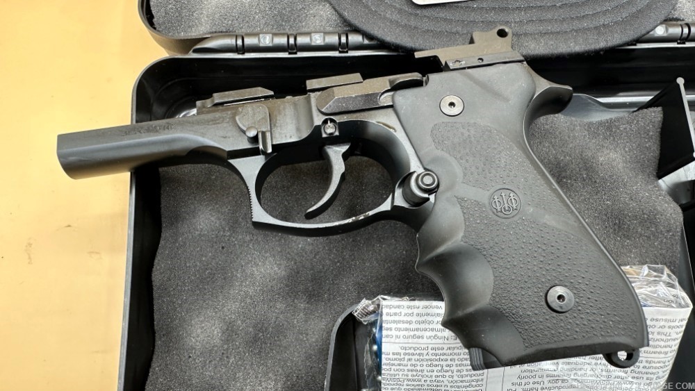 COMPLETE FRAME Beretta 92FS 92 FS Brigadier Black 9mm Lower Rubber 15Rd ...