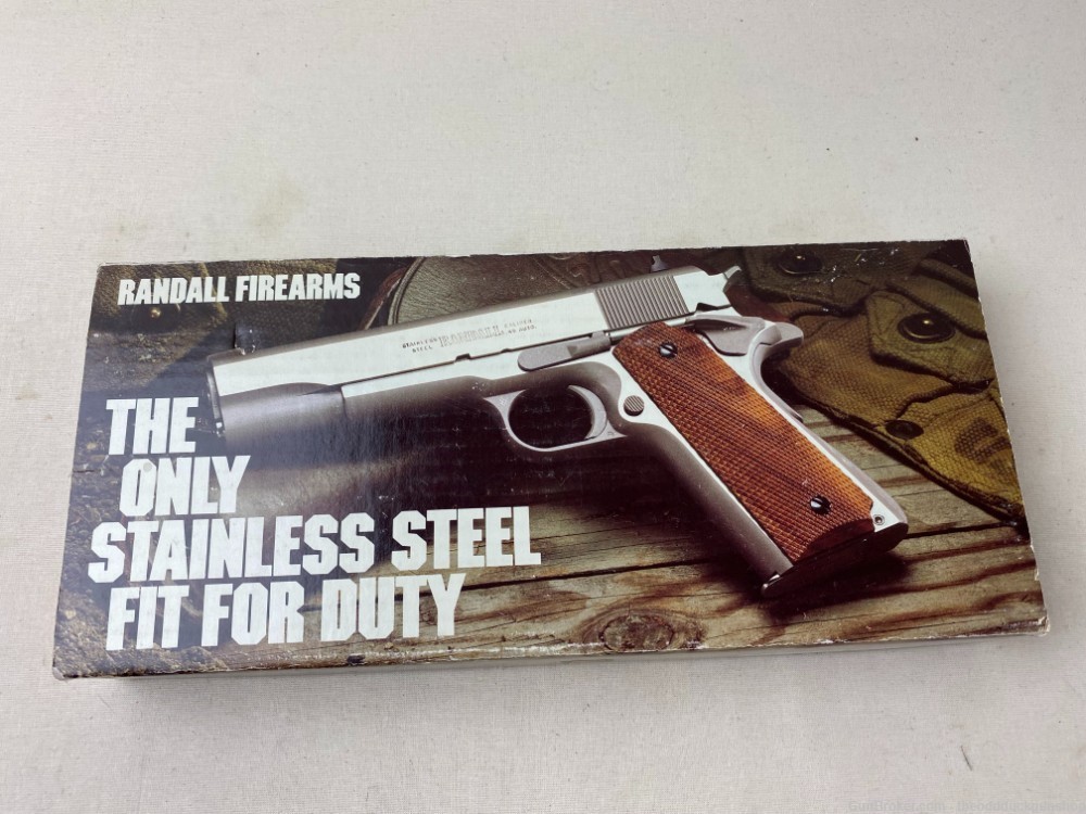 Randall 1911 Combat 45 ACP 5