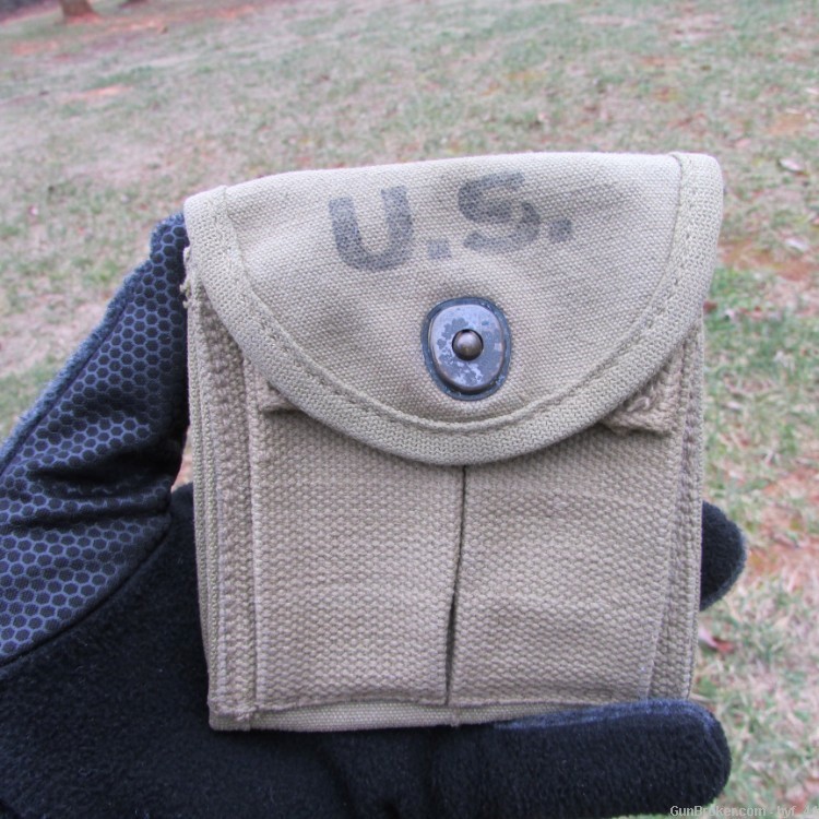 WWII M1 30 Carbine Magazine Pouch Charlotte Tent Fans Inland Winchester ...