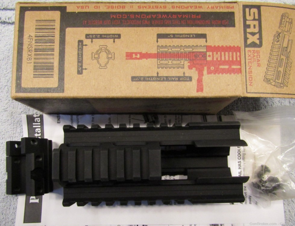 NOS PWS SRX SCAR rail extension FN SCAR 16 17 16s 17s clone - Other ...