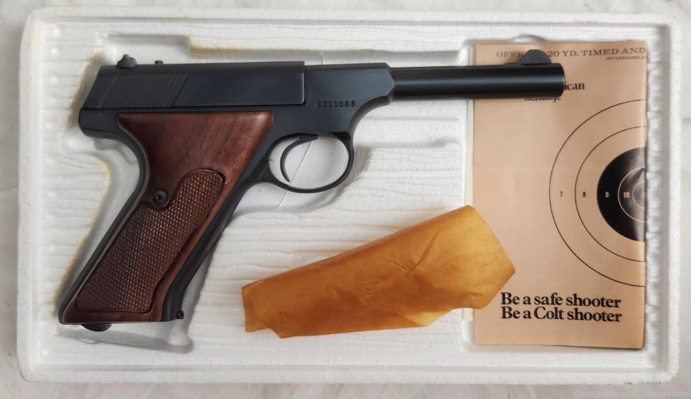 Colt Huntsman 1976 .22 Handgun New In Box W Manual and Papers! Rare ...