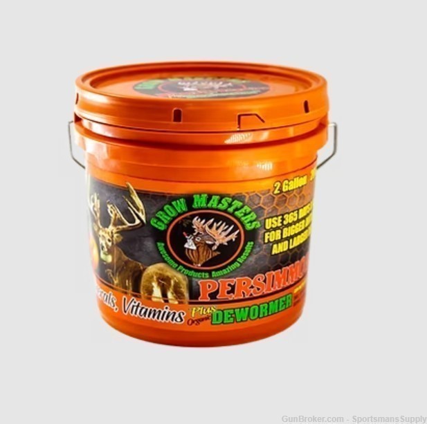 Grow Masters Deer Mineral Supplement 2 Gallon Bucket 20 LB Persimmon ...