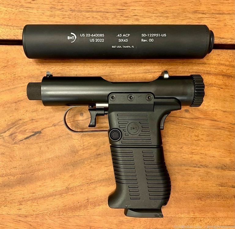 B&T Station SIX 45 ACP Covert Pistol with Suppressor BT-410110 SIX45 ...