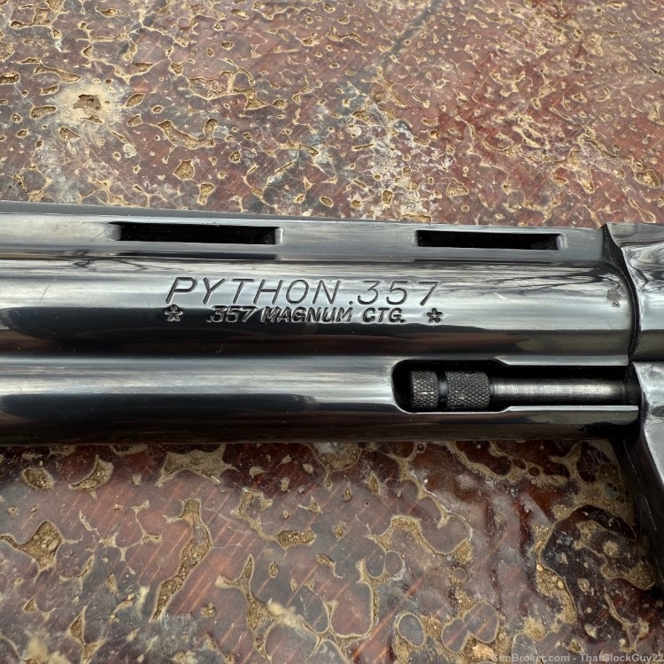 1987 First Gen Colt Python .357 Magnum Royal Blue LAYAWAY - Revolvers ...