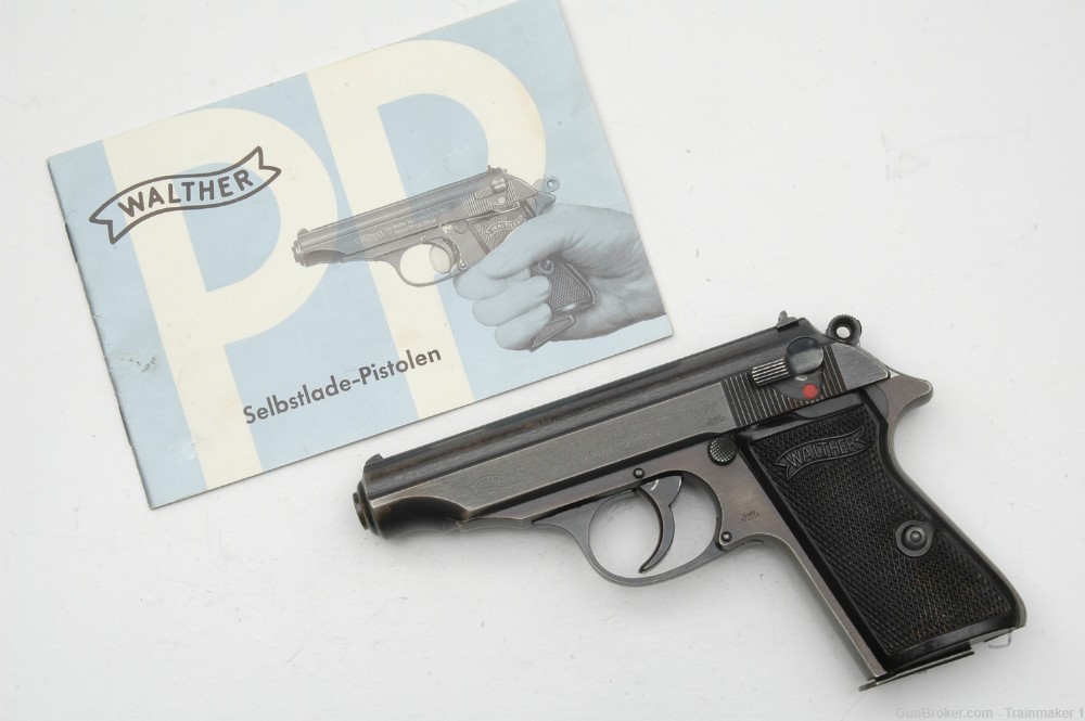 WW2 Walther PP 7.65mm German Waffenamt Marked 1942 mfg Germany Nice! NO ...