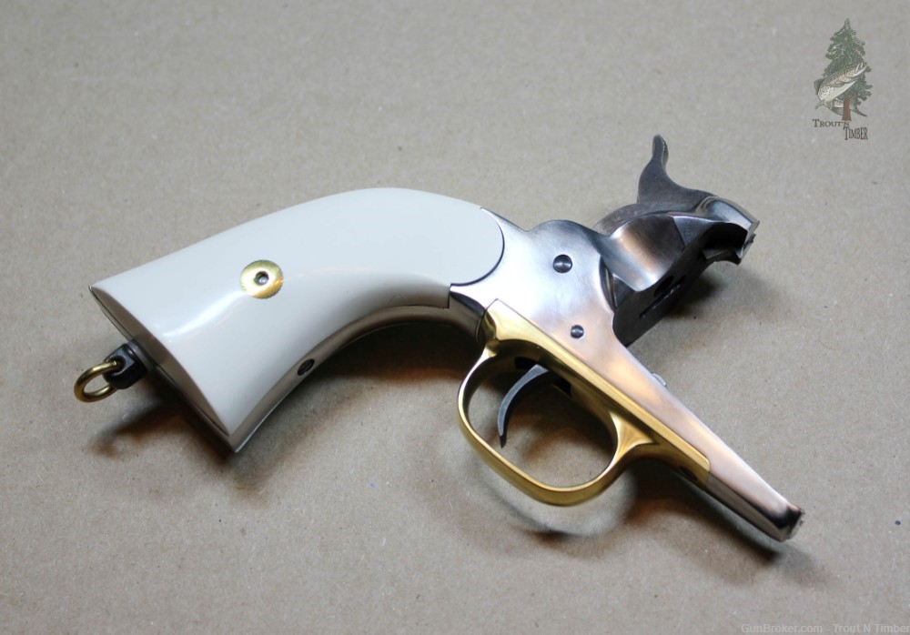 Pietta 1858 Remington Navy, Black Powder Revolver Assembled Back-Half ...