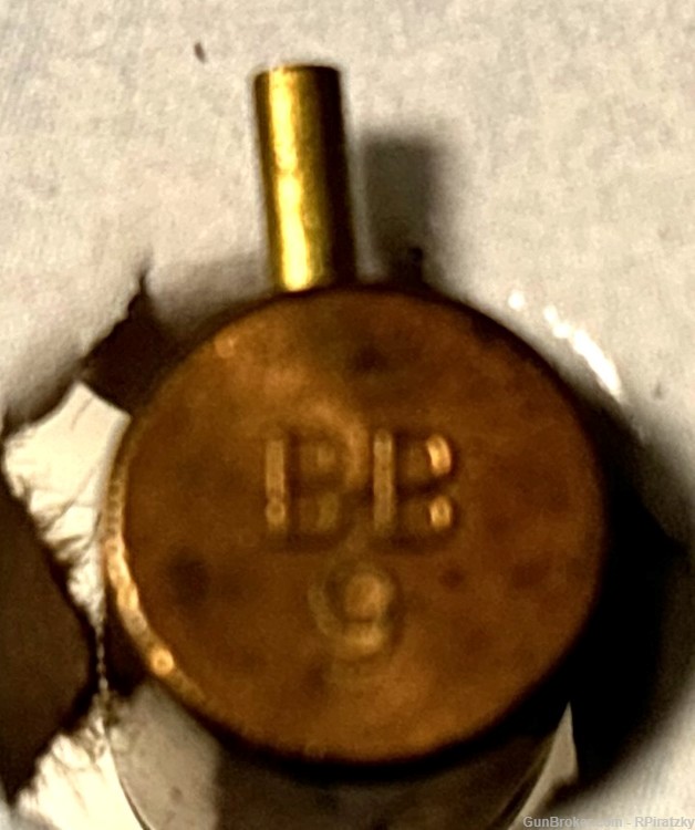 (5) 9 m/m Pinfire Cartridges - Headstamped 