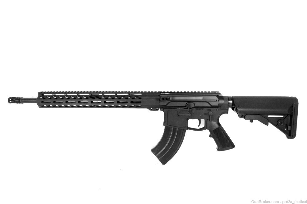 PRO2A TACTICAL VALIANT 18 inch AR-15 7.62x39 SIDE CHARGING M-LOK Rifle ...