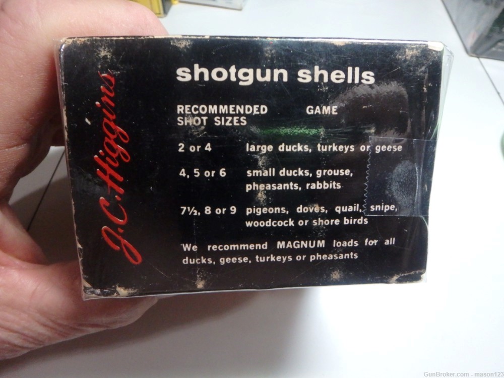 20 SEARS JC HIGGINS 20 GA MAGNUM RED SHELL BOX 6 SHOT 2-3/4 inch ...