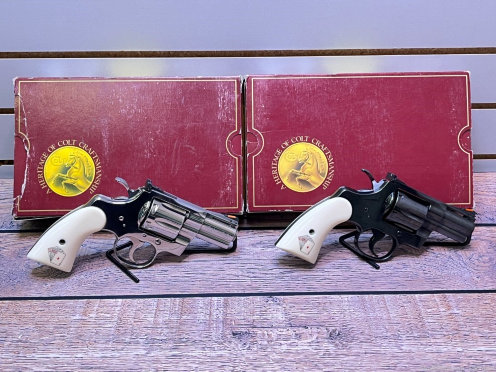 Colt Python Snake Eyes .357 Mag #410 of 500 1989 RARE SET & DISPLAY ...