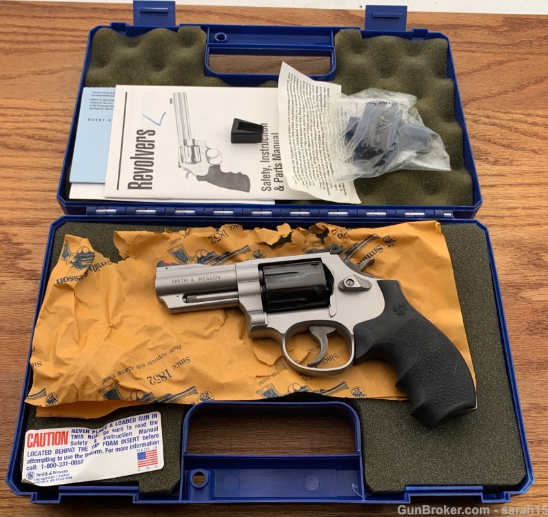 S&W 3" SS/BLUE PINTO 66-5 LEW HORTON SPECIAL EDITION 66 ORIG BOX & PAPERS-img-0