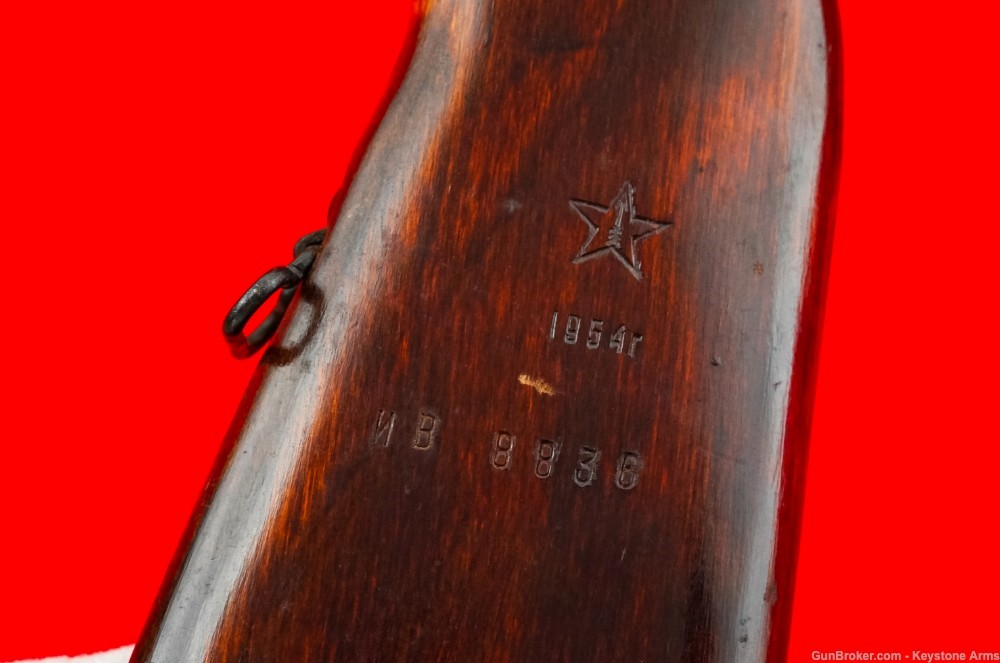Desired 1952 Russian SKS 7.62x39 w/ Byonet & Red Wood-img-17