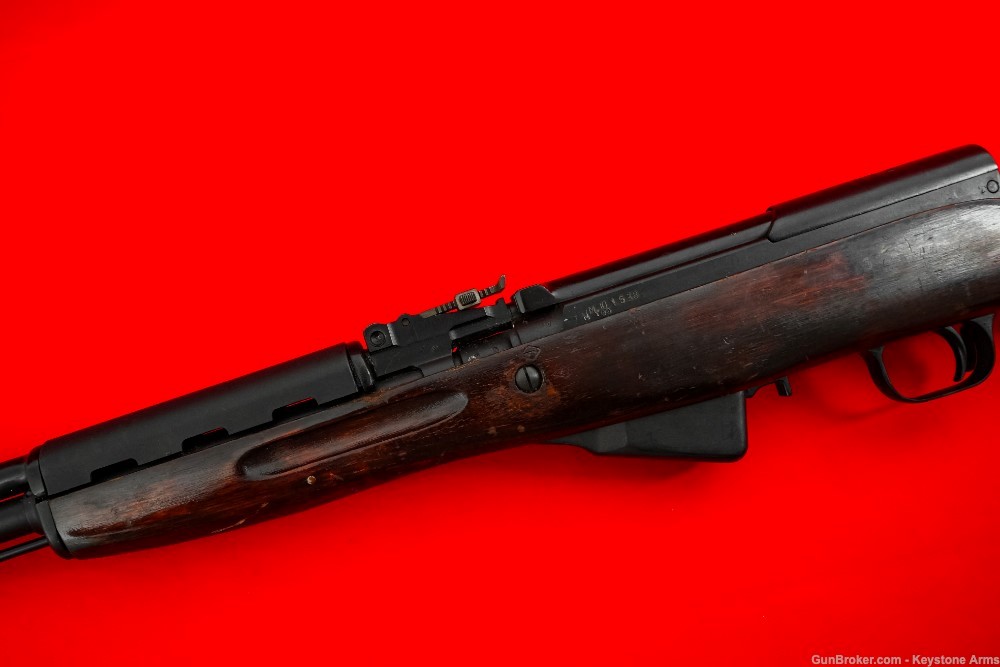 Desired 1952 Russian SKS 7.62x39 w/ Byonet & Red Wood-img-3