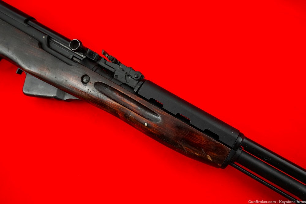 Desired 1952 Russian SKS 7.62x39 w/ Byonet & Red Wood-img-9
