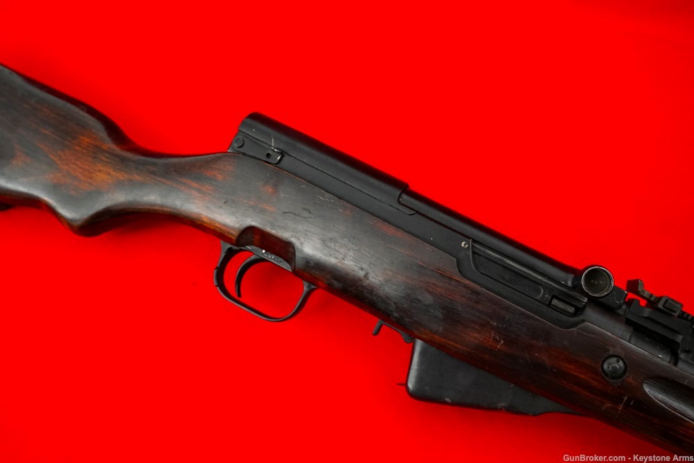 Desired 1952 Russian SKS 7.62x39 w/ Byonet & Red Wood-img-10