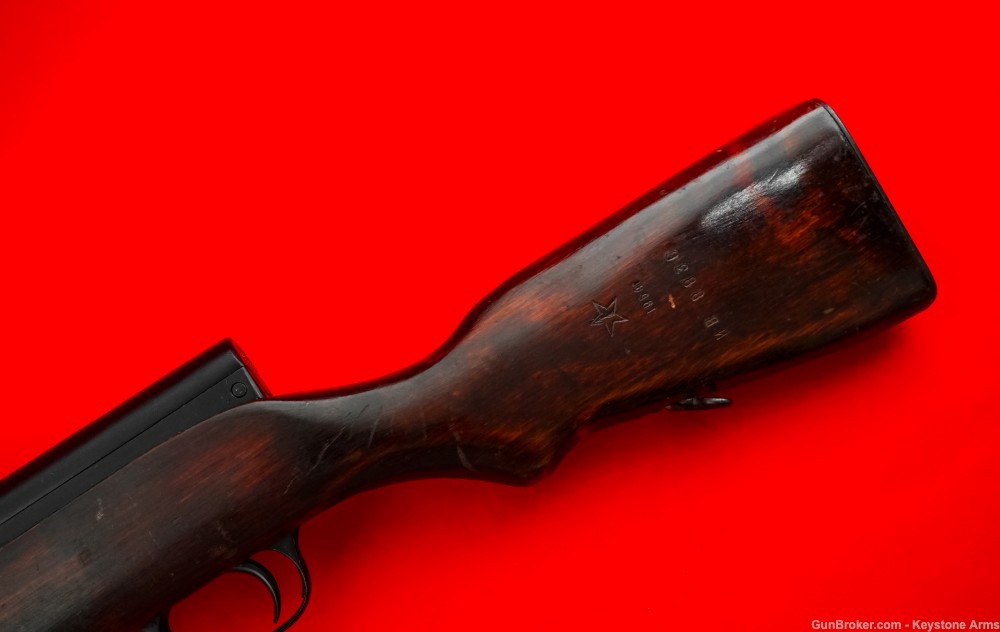 Desired 1952 Russian SKS 7.62x39 w/ Byonet & Red Wood-img-5