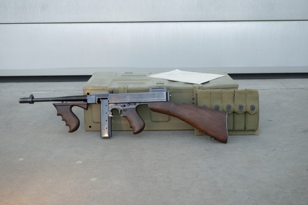 Colt U.S. Navy Model 1928 Overstamp Thompson Submachine Gun 