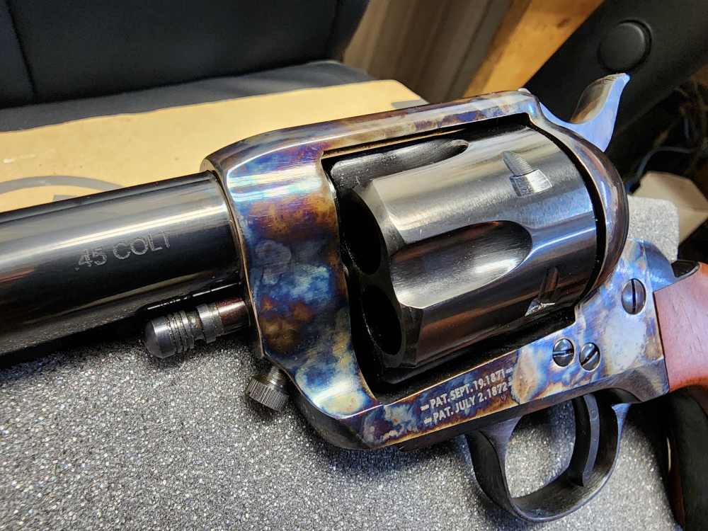 NEW! CIMARRON WYATT EARP BUNTLINE SAA .45LC 10" OLD MODEL CASE HARD COLT LC-img-17