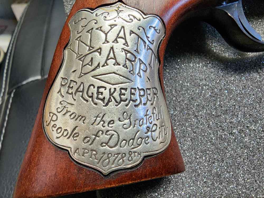 NEW! CIMARRON WYATT EARP BUNTLINE SAA .45LC 10" OLD MODEL CASE HARD COLT LC-img-6