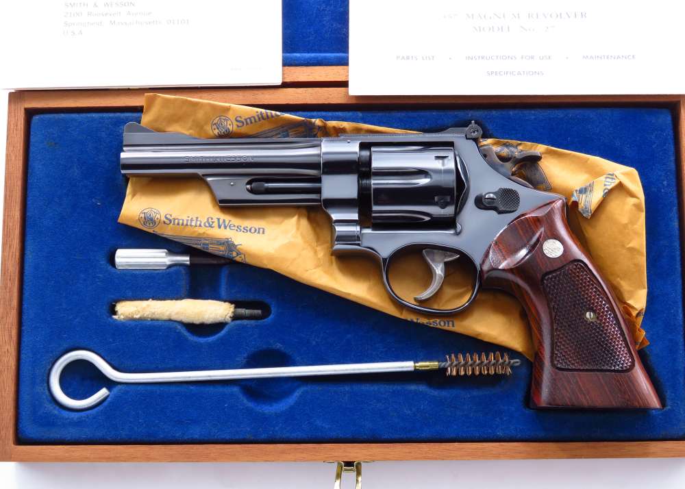LAST 1! COVETED 5" FBI LENGTH BBL 1977 S&W 27-2 Master Blue Very Nice W/BOX-img-50