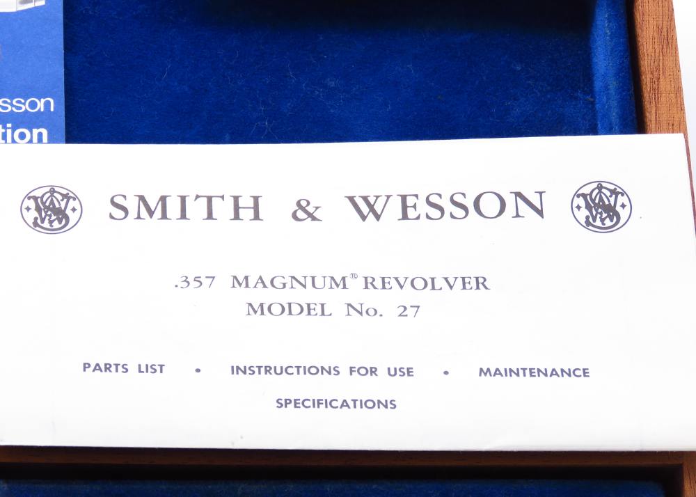 LAST 1! COVETED 5" FBI LENGTH BBL 1977 S&W 27-2 Master Blue Very Nice W/BOX-img-52