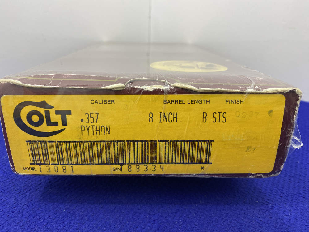 1989 -VINTAGE- Colt Python 357mag 8