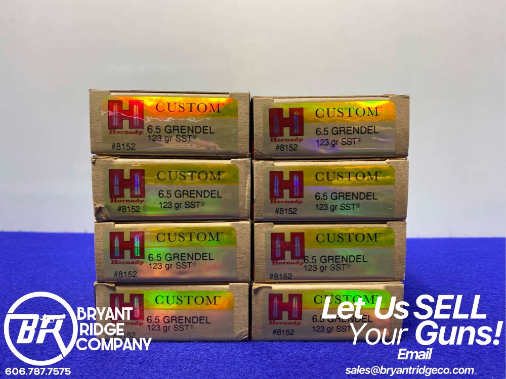 Hornady custom 6 5 grendel 160rds fantastic hunting ammo rifle ammo