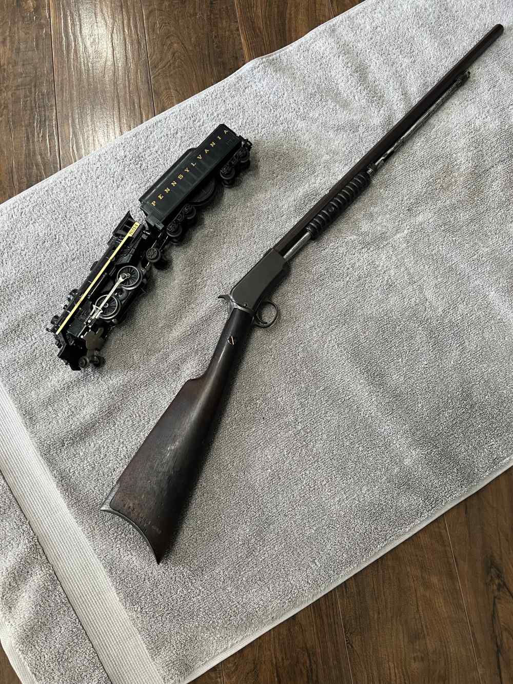 Winchester 1890 Take Down - Pump Action Rifles at GunBroker.com ...