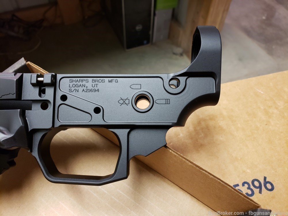 IN STOCK! NEW AR15 SHARPS BROS JACK BILLET ALUMINUM LOWER GEN2 SBLR03 AR-15-img-3
