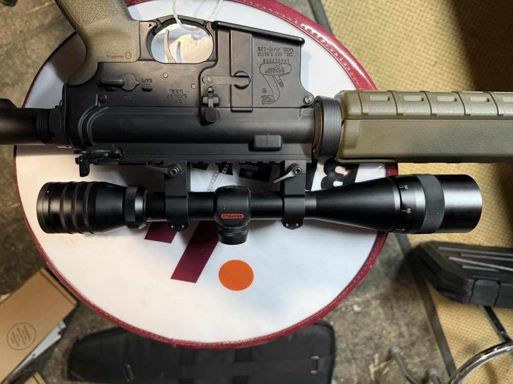 BUSHMASTER XM-15 556 NATO AR RIFLE WITH SCOPE - Semi Auto Rifles at ...