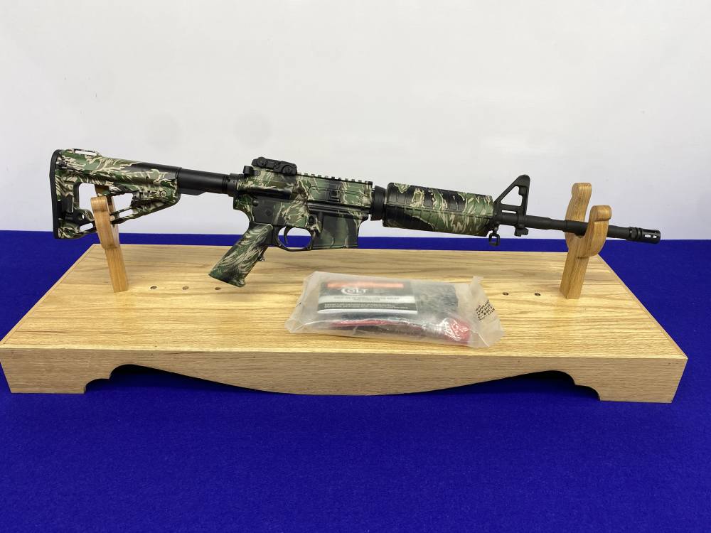 Colt M4 Carbine 5.56mm 16" *RARE VIETNAM TIGER STRIPE CAMO DIPPED FINISH*-img-3