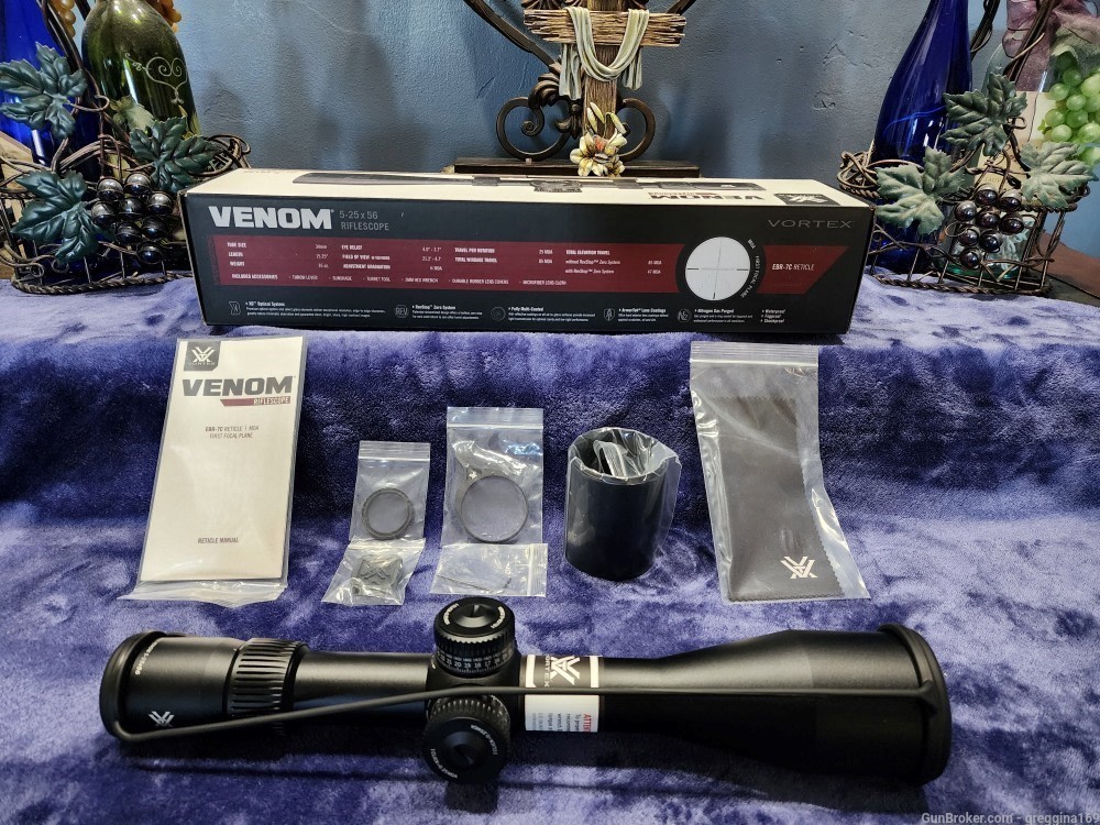 NIB, VORTEX VENOM 5X25X56 FFP EBR-7C MRAD, BUY NOW FREE SHIPPING VEN ...