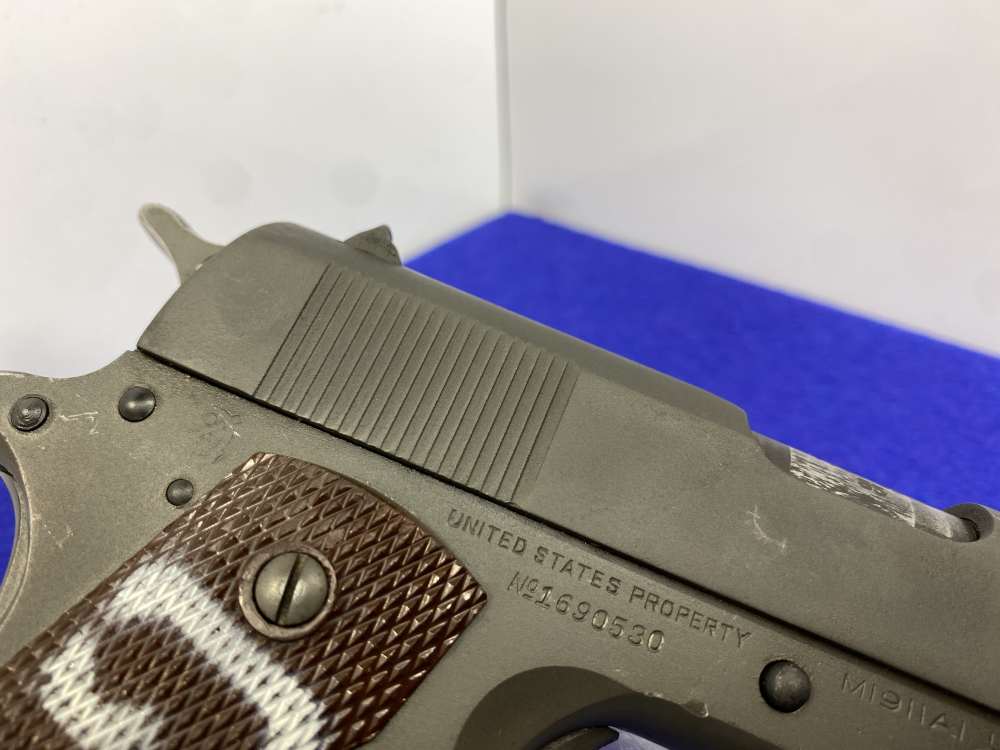 1944 Colt 1911A1 .45 Park 5" *SOUGHT-AFTER CMP MODEL* "GDH" Inspector Stamp-img-25