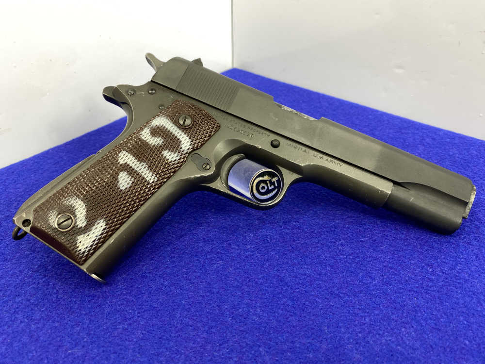 1944 Colt 1911A1 .45 Park 5" *SOUGHT-AFTER CMP MODEL* "GDH" Inspector Stamp-img-20