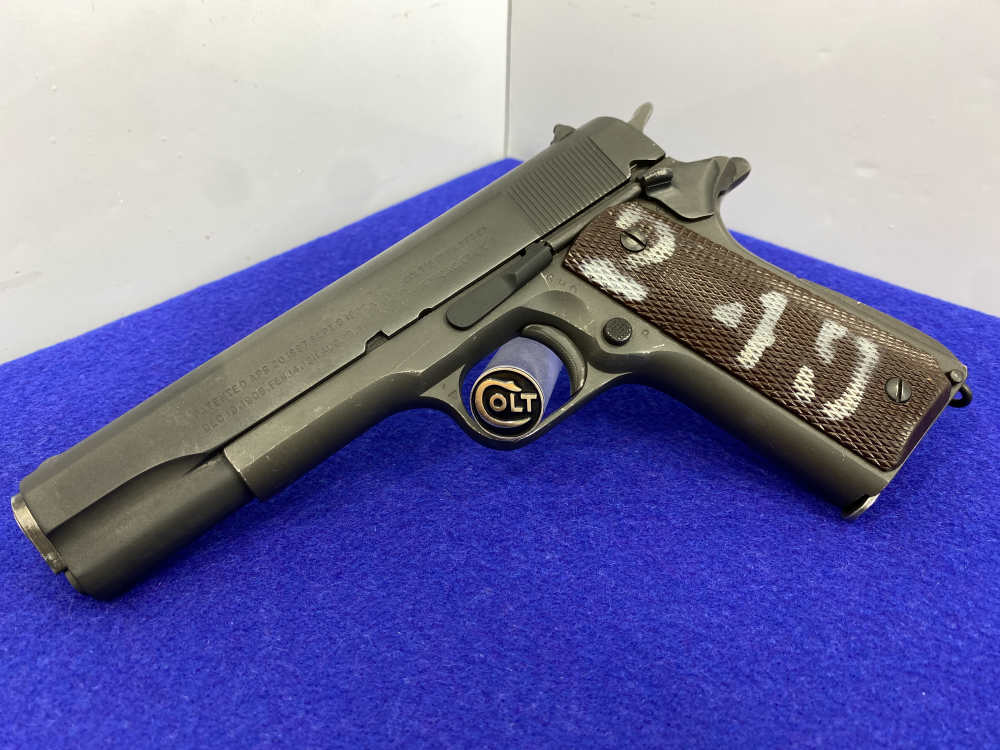 1944 Colt 1911A1 .45 Park 5" *SOUGHT-AFTER CMP MODEL* "GDH" Inspector Stamp-img-6