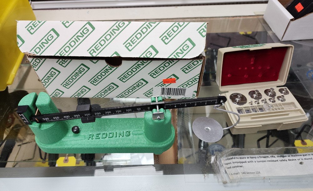 REDDING POWDER SCALE AND WEIGHTS - Powder Measures & Scales at ...