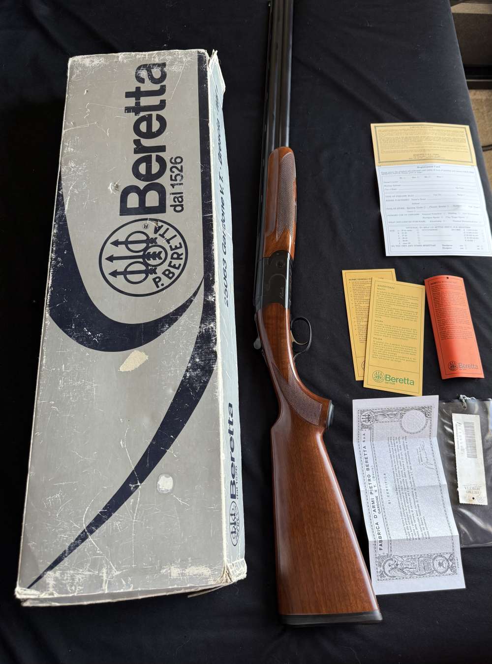 1989 - Beretta Model 686 Onyx Over-Under Shotgun 12 ga., 26-1/2