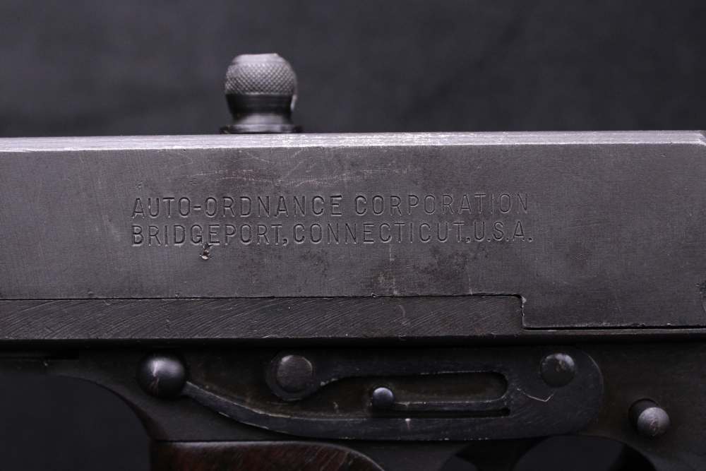 1941 Transferable Savage 1928A1 Thompson Submachine Gun 45 ACP Bridgeport-img-11