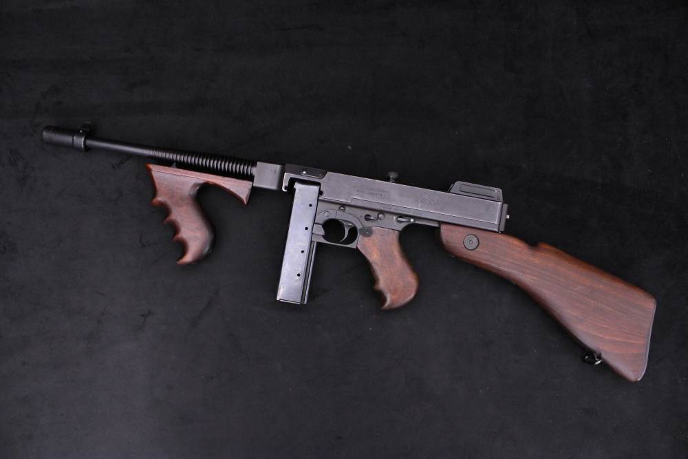 1941 Transferable Savage 1928A1 Thompson Submachine Gun 45 ACP Bridgeport-img-3